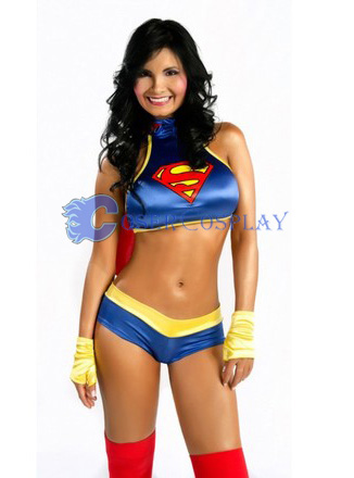 Superman Cosplay Costume Sexy Halloween